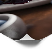 Blaubeerpfannkuchen Poster (Ecke)