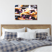 Blaubeerstrudel Leinwanddruck (Insitu (Schlafzimmer))