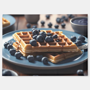 Blaubeerwaffeln Magnet