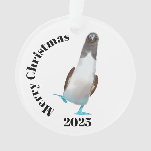 Blaubeinige Biddy Ornament (Vorderseite)