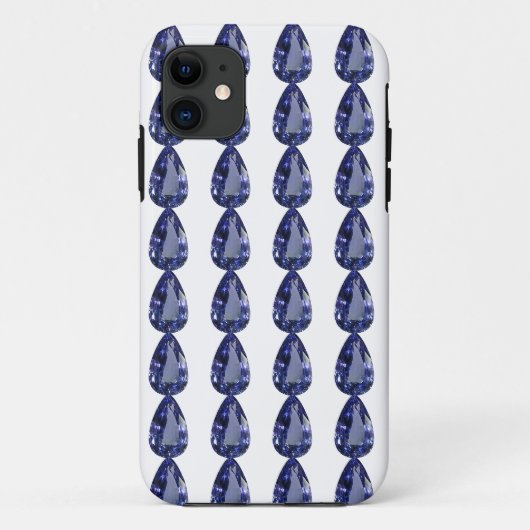Blaubirnenmuster Case-Mate iPhone Hülle (Rückseite)