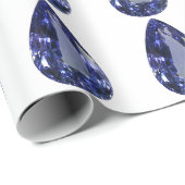 Blaubirnenmuster Geschenkpapier (Rolleneckpunkt)