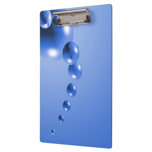 Blaublase Abstrakt Klemmbrett (Links)