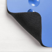Blaublase Abstrakt Mousepad (Ecke)