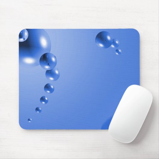 Blaublase Abstrakt Mousepad (Mit Mouse)