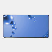 Blaublase Abstrakt Schreibtischunterlage (Vorderseite)