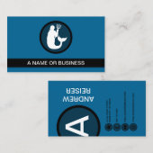 Blaublase Visitenkarte (Vorne/Hinten)