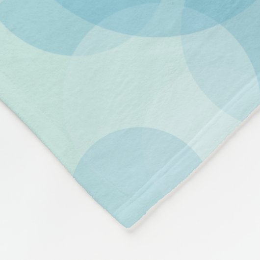 Blaublasen Fleecedecke (Ecke)