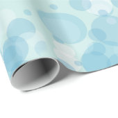 Blaublasen Geschenkpapier (Rolleneckpunkt)