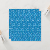 Blaublasen Karte (Vorderseite/Rückseite Beispiel)