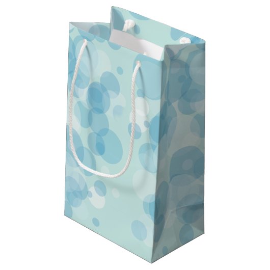 Blaublasen Kleine Geschenktüte (Rückseite Schrägansicht)
