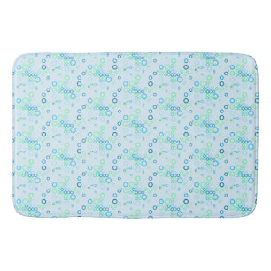 Blaublasen-Muster Badematte