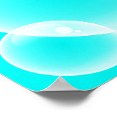 Blaublasen Poster (Ecke)