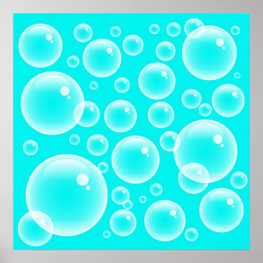 Blaublasen Poster (Vorne)