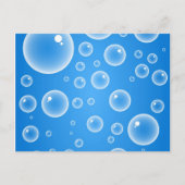 Blaublasen Postkarte (Vorderseite)