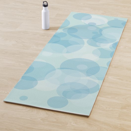 Blaublasen Yogamatte (Beispiel)