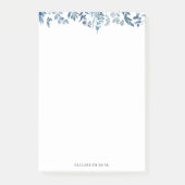 Blaublätternoten Post-it Klebezettel (Vorderseite)