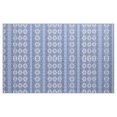 Blaublauer Böhmischer-Design Baumwolle-Twill Stoff (Yard (91,4 cm))