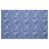 Blaublauer Böhmischer-Design Baumwolle-Twill Stoff (Fat Quarter (45,7 x 55,9 cm))