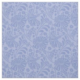 Blaublauer Böhmischer Designprima-Baumwolle Stoff
