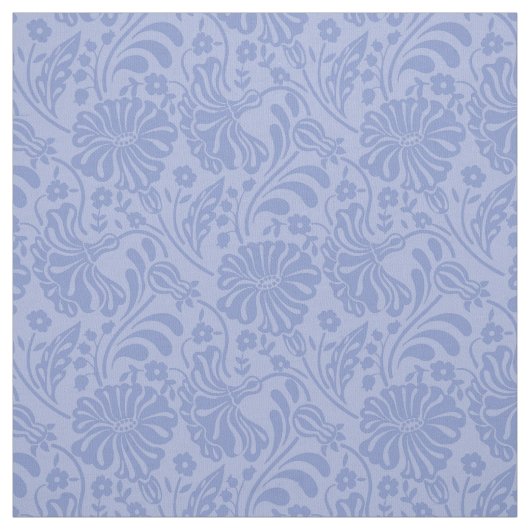 Blaublauer Böhmischer Designprima-Baumwolle Stoff (Muster)