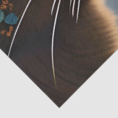 Blaublühende Kalico-Katze, Fantasie Seidenpapier (Ausschnitt)