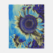 Blaublume Fleecedecke (Vorderseite)