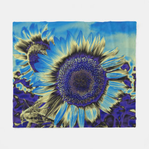 Blaublume Fleecedecke
