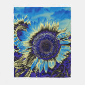 Blaublume Fleecedecke (Vorderseite)