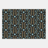 Blaublume Flora Geschenkpapier Set (Vorderseite 2)