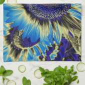 Blaublume Geschirrtuch (Gefaltet)