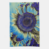 Blaublume Geschirrtuch (Vertikal)