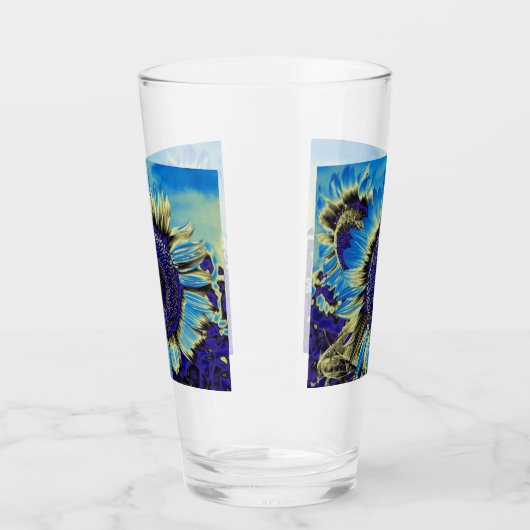 Blaublume Glas (Links)