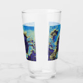 Blaublume Glas (Rechts)