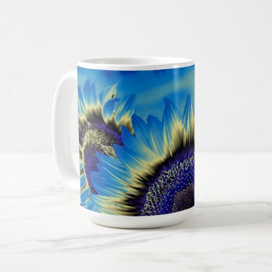 Blaublume Kaffeetasse (Vorderseite Links)
