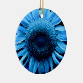 Blaublume Keramik Ornament (Rechts)