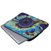 Blaublume Laptopschutzhülle (Vorne Knopf)