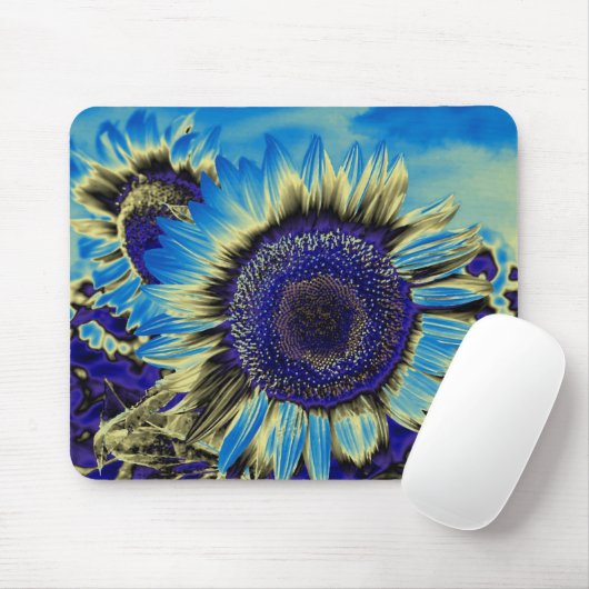 Blaublume Mousepad (Mit Mouse)