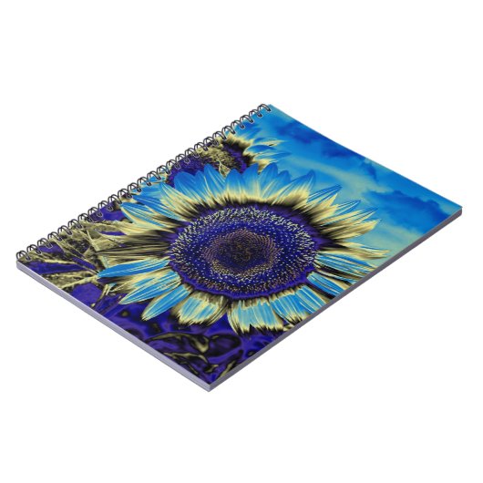 Blaublume Notizblock (Linke Seite)