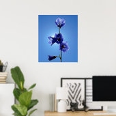 Blaublume Poster (Heimbüro)