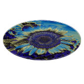 Blaublume Schneidebrett (Ecke)