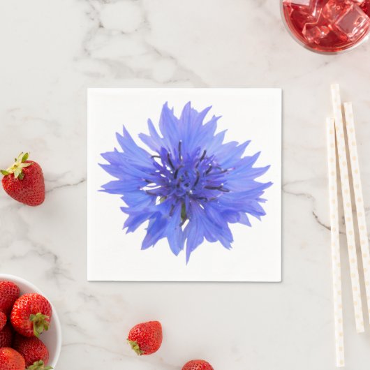 Blaublume Serviette (Beispiel)