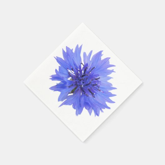 Blaublume Serviette (Ecke)