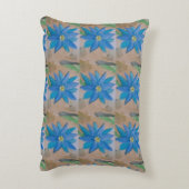 Blaublumen Akzent Kissen (Rückseite(Vertikal))