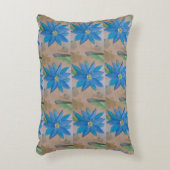 Blaublumen Akzent Kissen (Vorderseite(Vertikal))