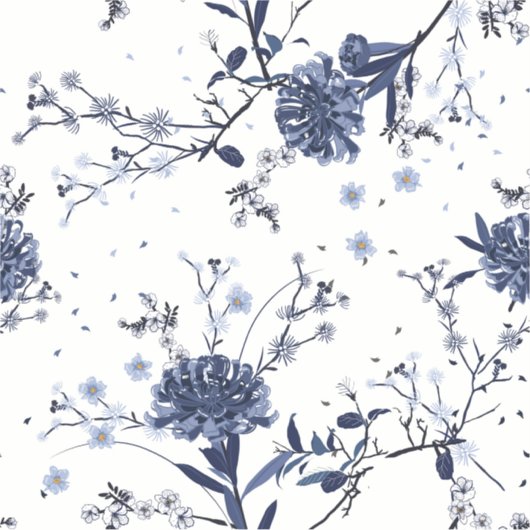 Blaublumen Aufkleber (Vorderseite)