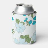 Blaublumen, Blumenmuster, Muster der Blume Dosenkühler (Kanne Vorderseite)