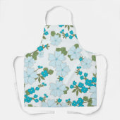 Blaublumen, Blumenmuster, Muster der Blume Schürze (Vorderseite)