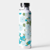 Blaublumen, Blumenmuster, Muster der Blume Trinkflasche (Rechts)