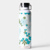 Blaublumen, Blumenmuster, Muster der Blume Trinkflasche (Rückseite)